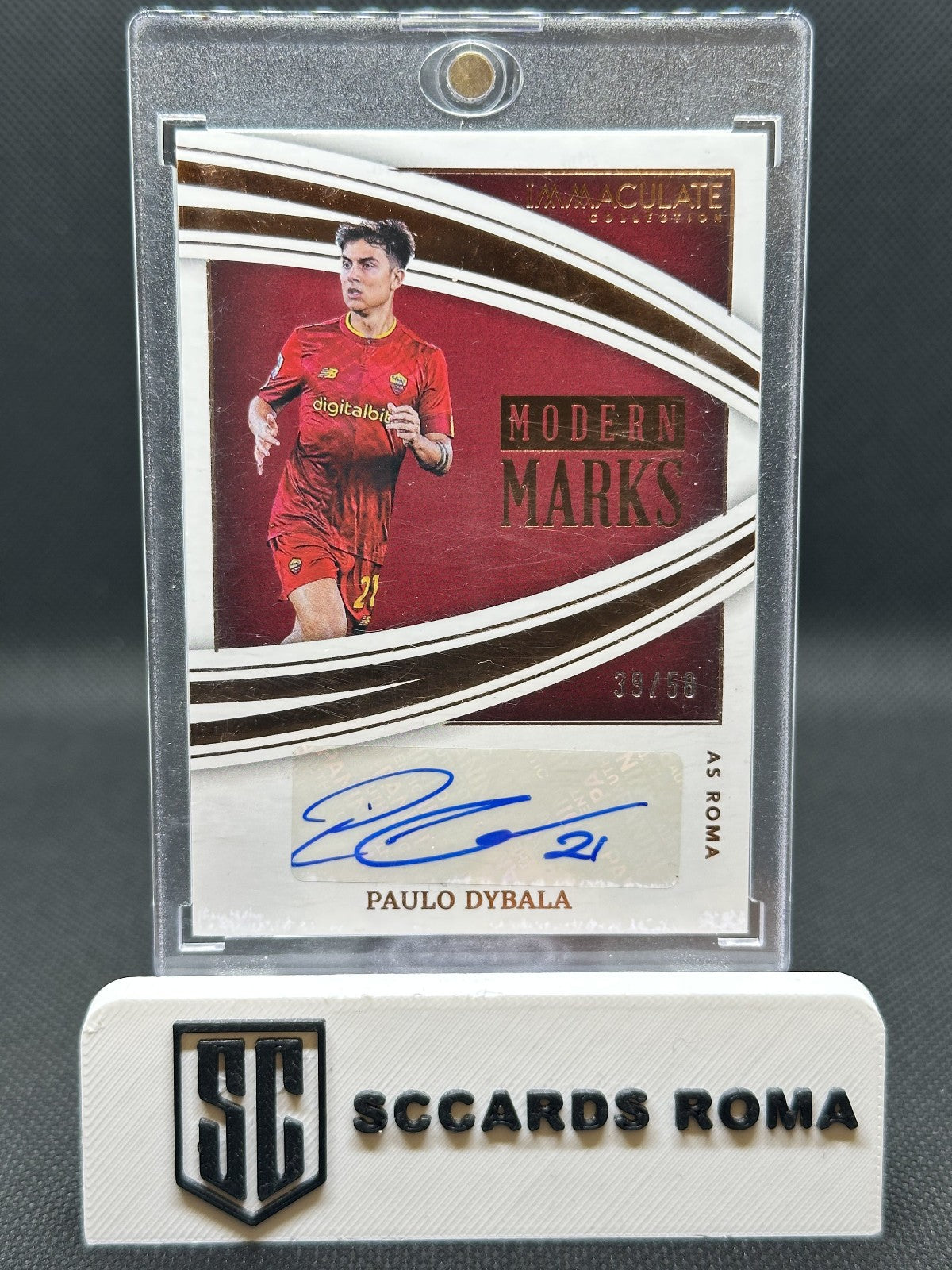 Paulo Dybala Autograph /58 Panini Immaculate Modern Marks 2022/23