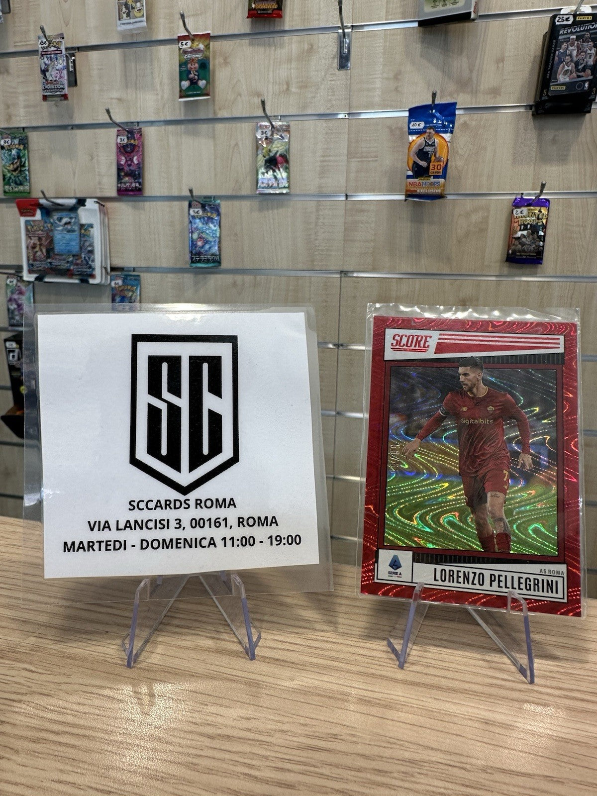 Lorenzo Pellegrini Red Panini Score 2022/23