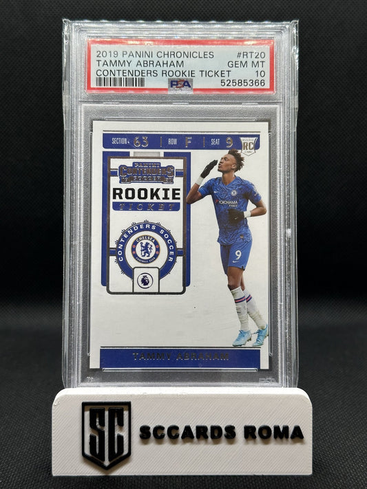 Tammy Abraham Panini Chronicles Contenders Rookie Ticket PSA 10 GEM MT