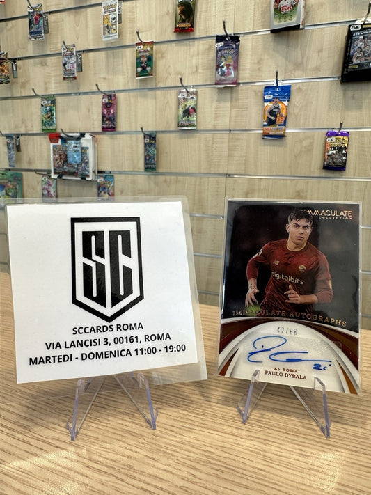 Paulo Dybala Autograph /68 Immaculate Autograph 2022/23