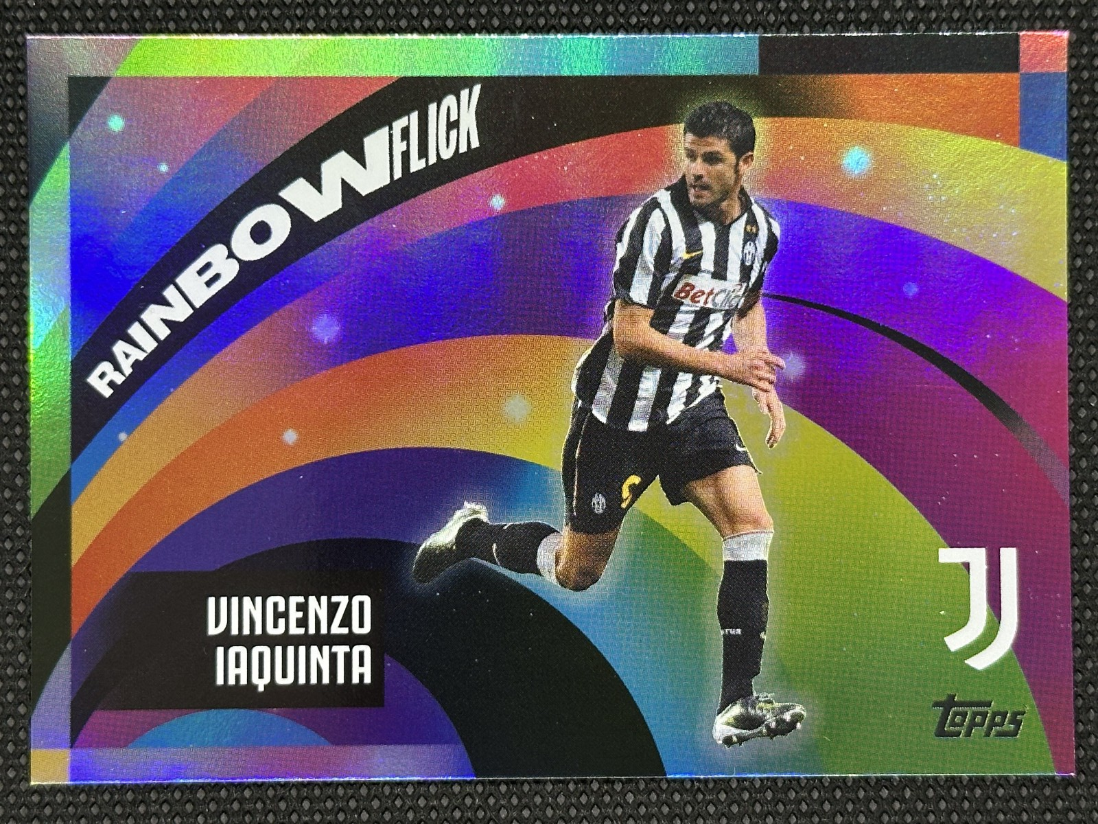 Vincenzo Iaquinta Raimbow Flick Case Hit Topps Team Set Juventus 2025/26