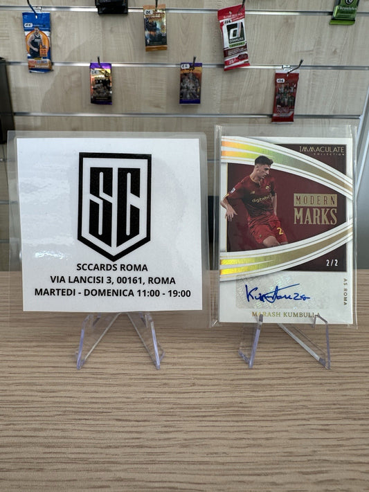 Marash Kumbulla 2/2 Panini Immaculate Collection Autograph Modern Marks 2022/23
