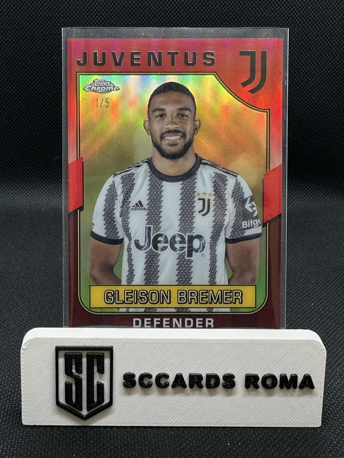 Gleison Bremer /5 Topps Chrome Juventus 2023