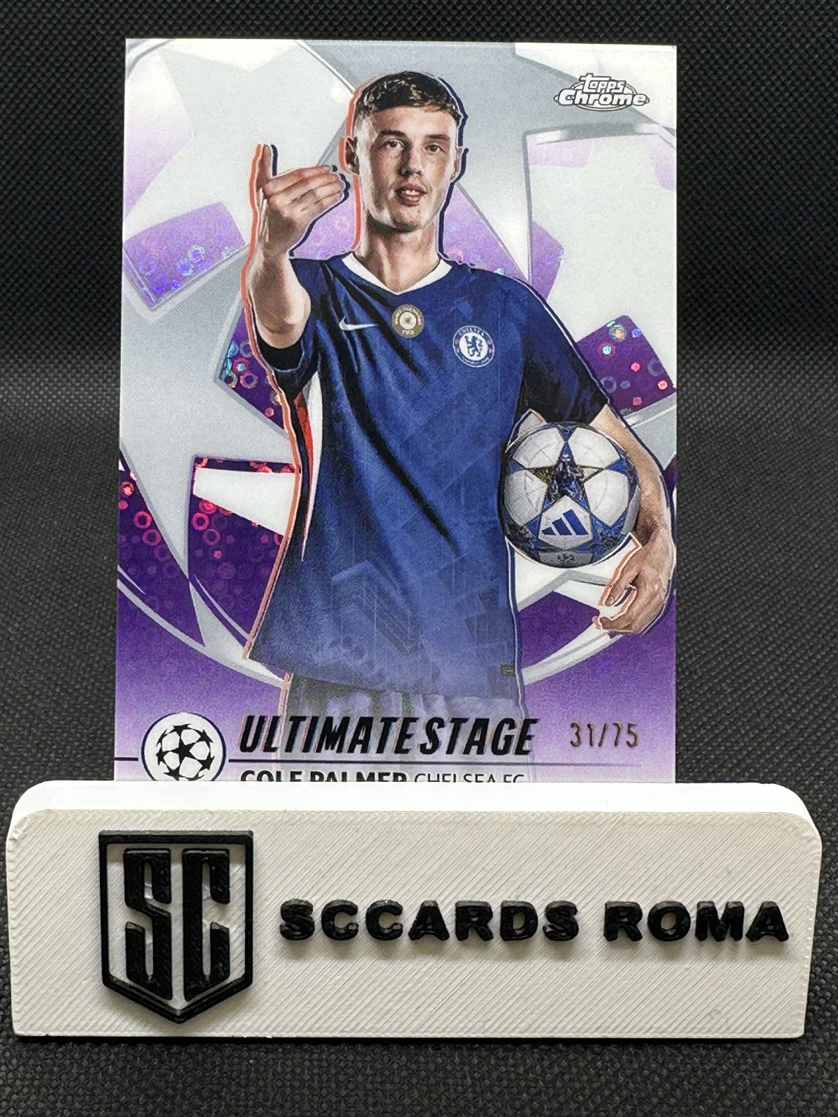 Cole Palmer /75 Topps Chrome Ultimate Stage UCC 2025/26