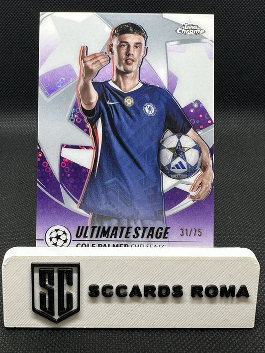 Cole Palmer /75 Topps Chrome Ultimate Stage UCC 2025/26
