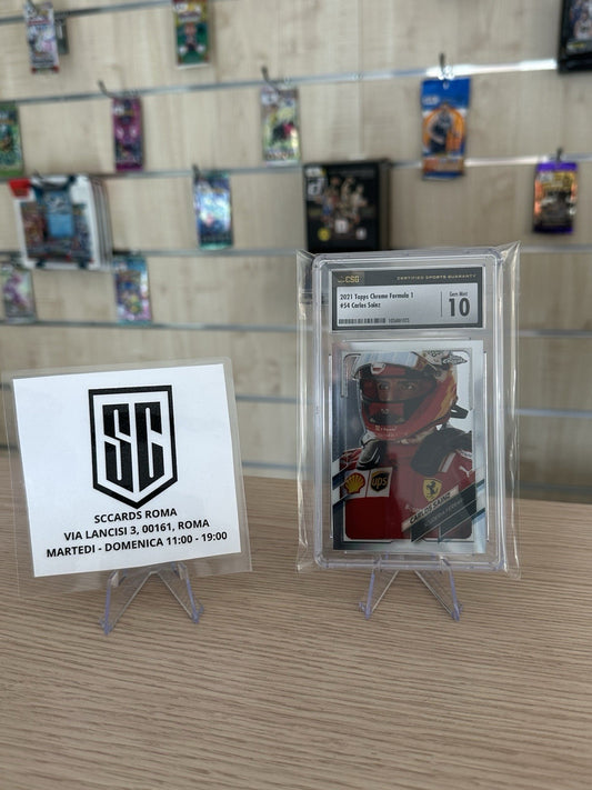 Carlos Sainz #54 CSG 10 - Topps Chrome F1 2021