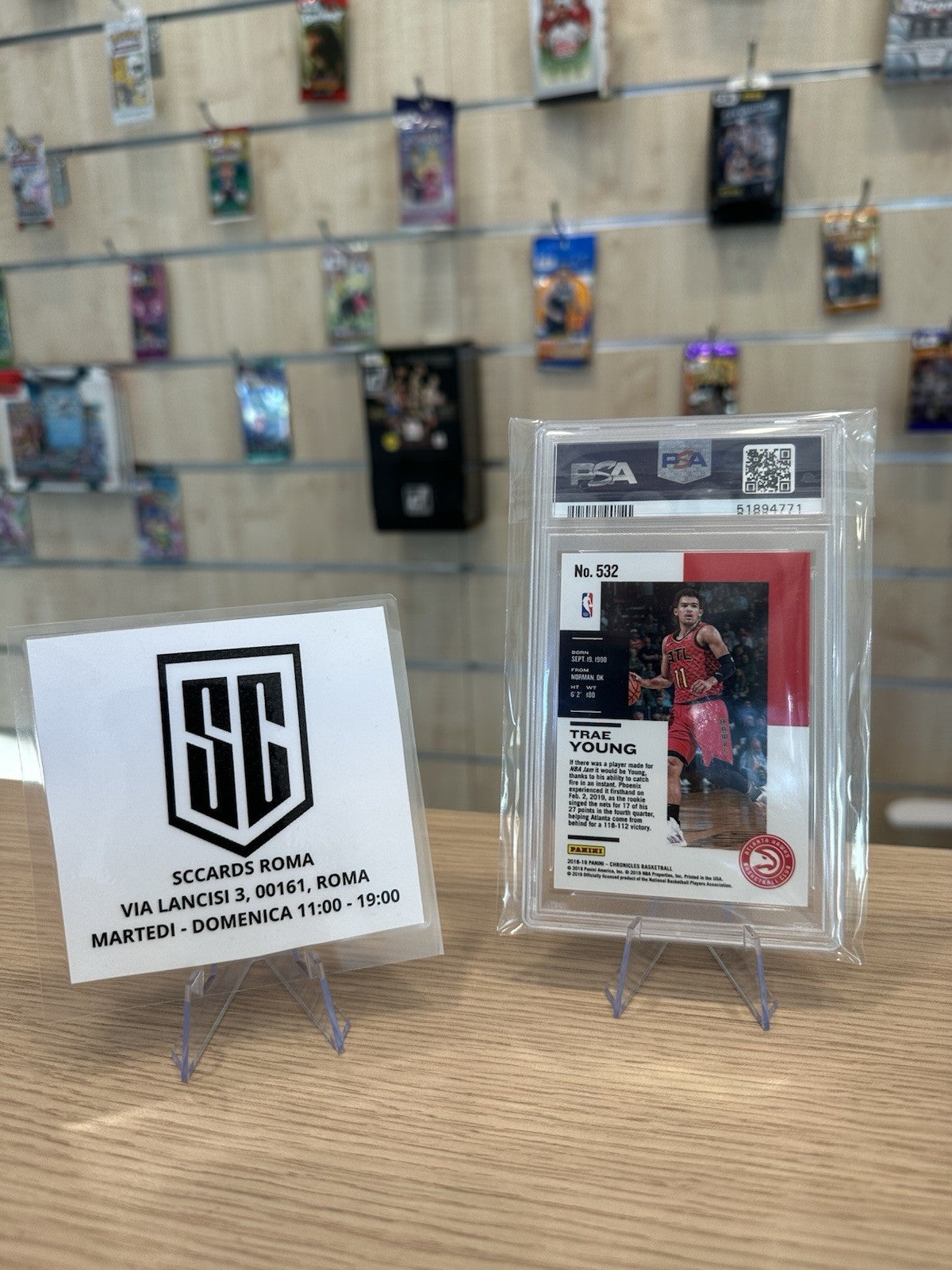 Trae Young Rookie PSA 10 Panini Chronicles 2018/19