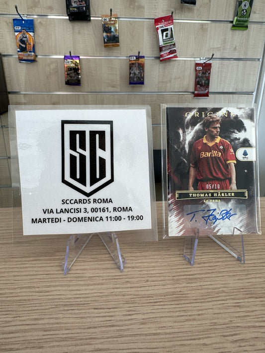 Thomas Hasler 5/10 Autograph Origins Gold Chronicles Serie A 2022/23