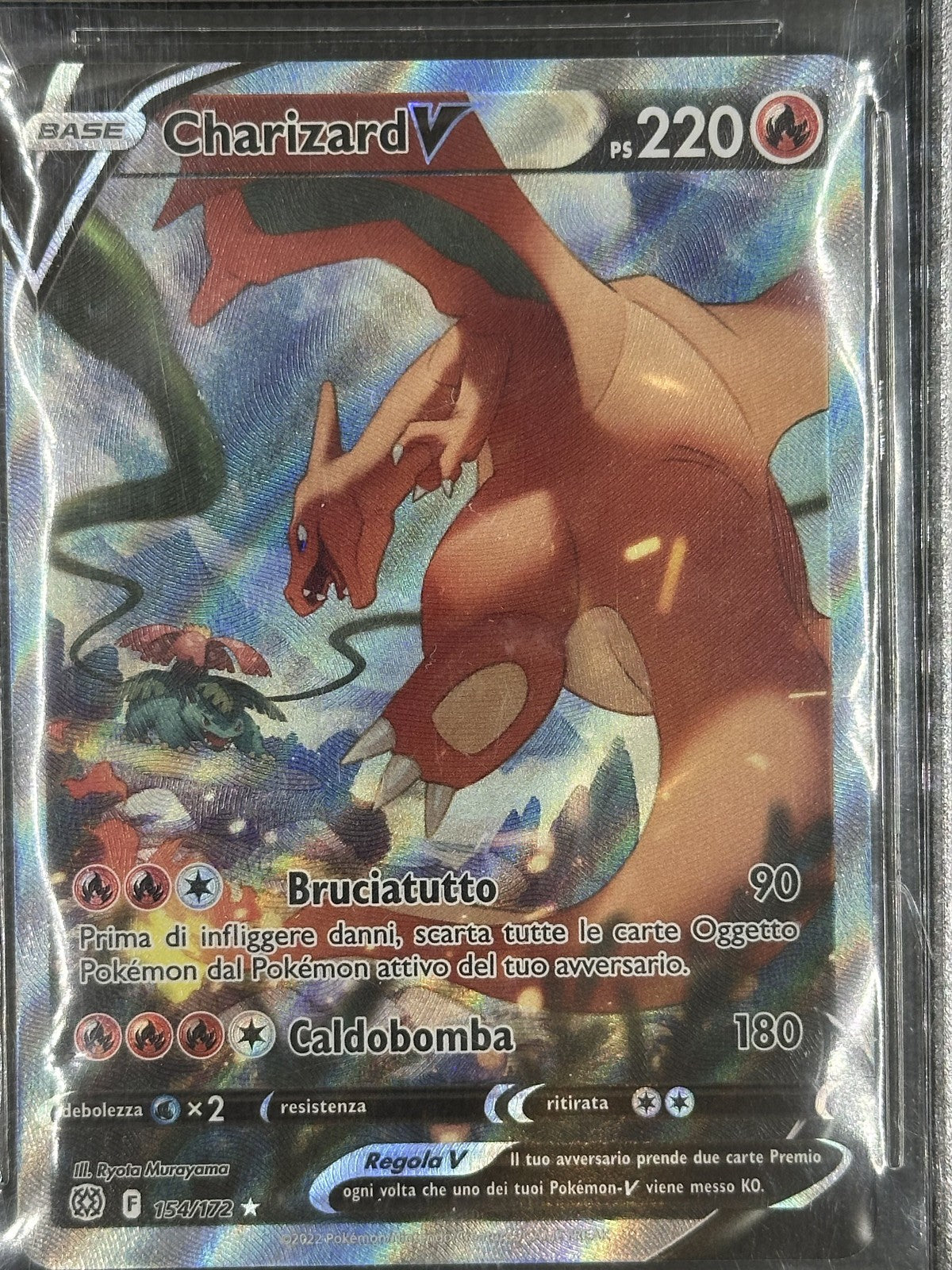 Charizard V UR 2022 Sword & Shield Brilliant Stars BGS 8,5 NM-MT ITA