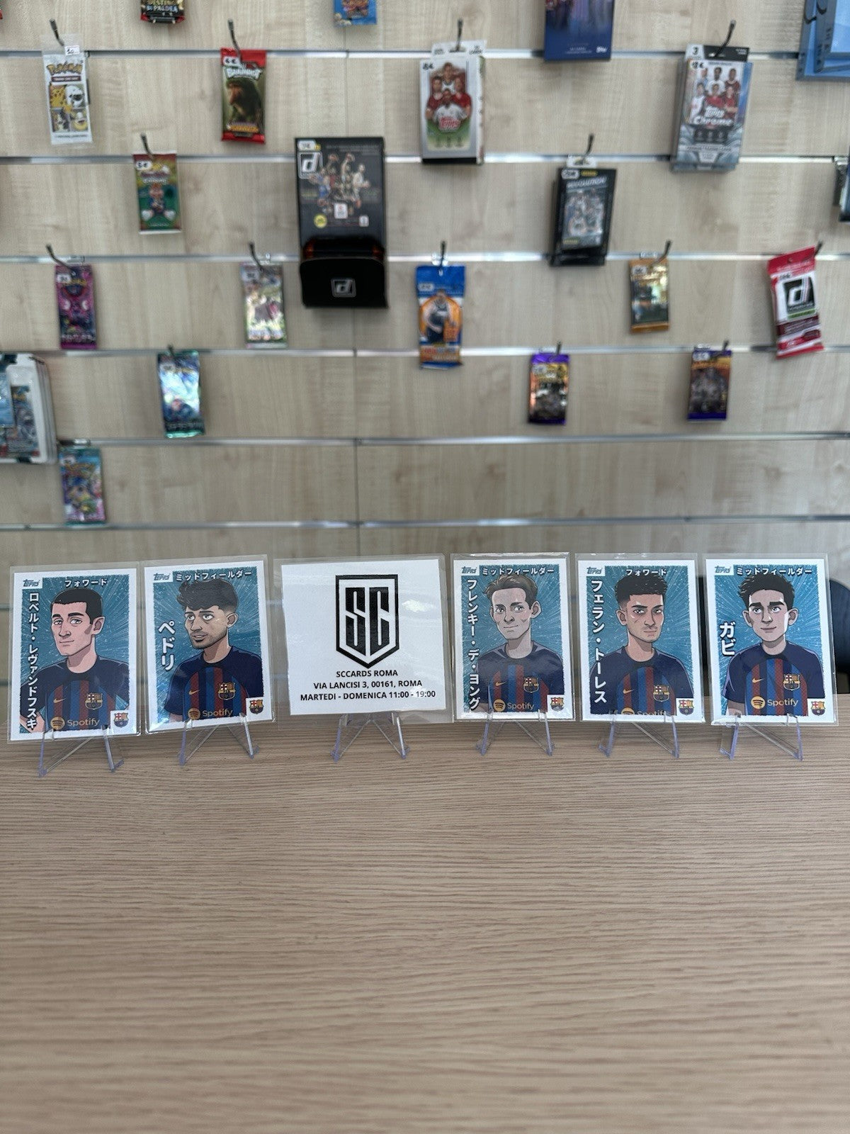 FC Barcelona Set Topps Anime Japan 2023
