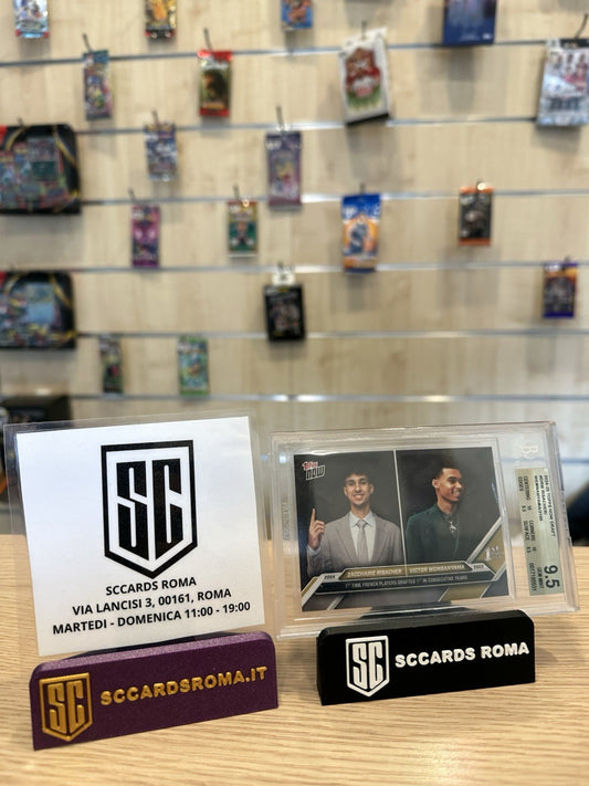 Wembanyama - Risacher Topps Now Draft 1st Round Pick BGS 9.5 Rookie