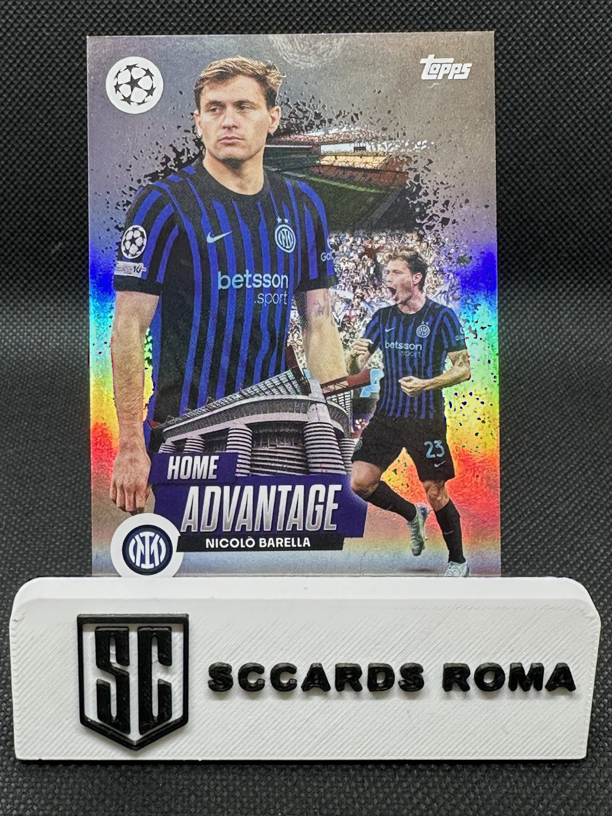 Nicolò Barella Topps UCC Flagship Edition Home Advantage SSP Case Hit 2025/26
