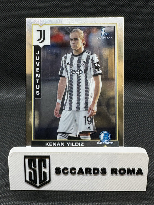 Kenan Yildiz 1st Bowman RC Bowman Chrome 2023
