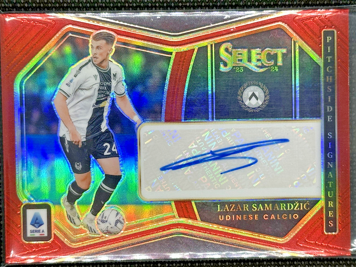 Lamar Samardzic Autograph Pitchside Signatures Panini Select 2023-24