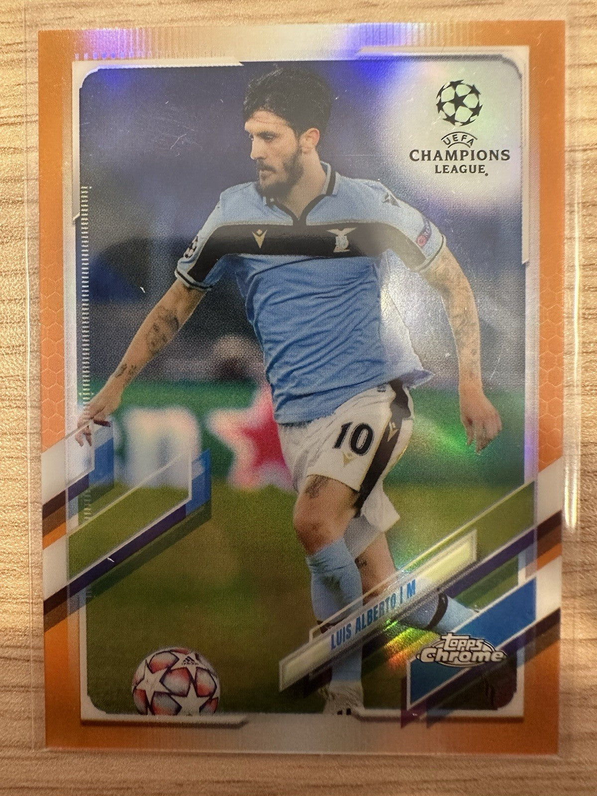 Luis Alberto 13/25 Topps Chrome UCL 2021