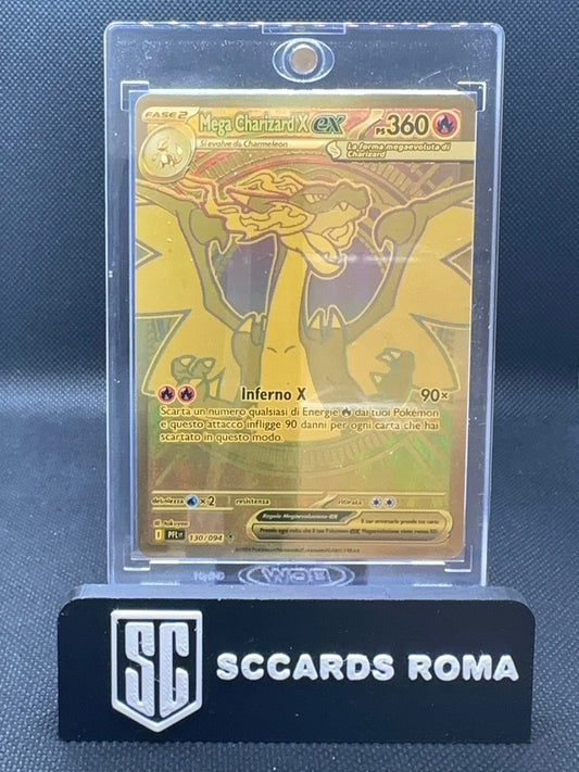 Pokemon Mega Charizard X EX - Fiamme Spettrali PFL 130/094 Gold Oro Ita
