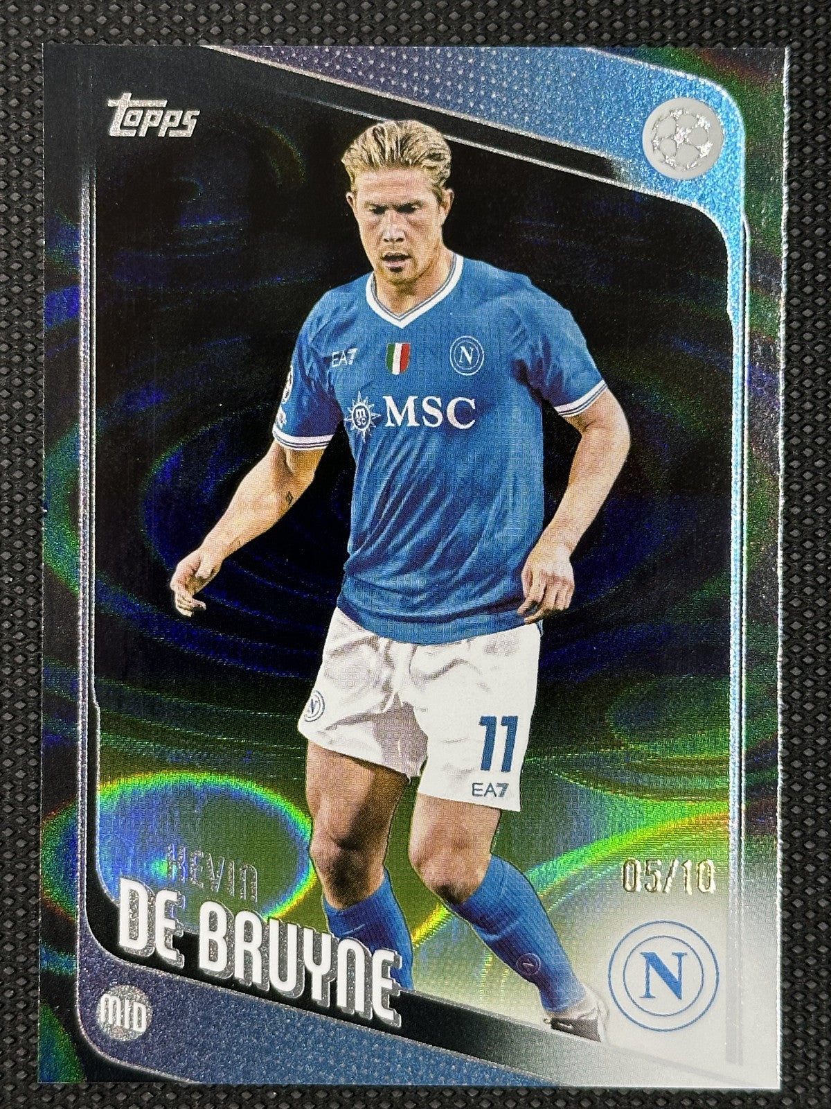 Kevin De Bruyne /10 Black Topps UCC Flagship Edition 2025/26