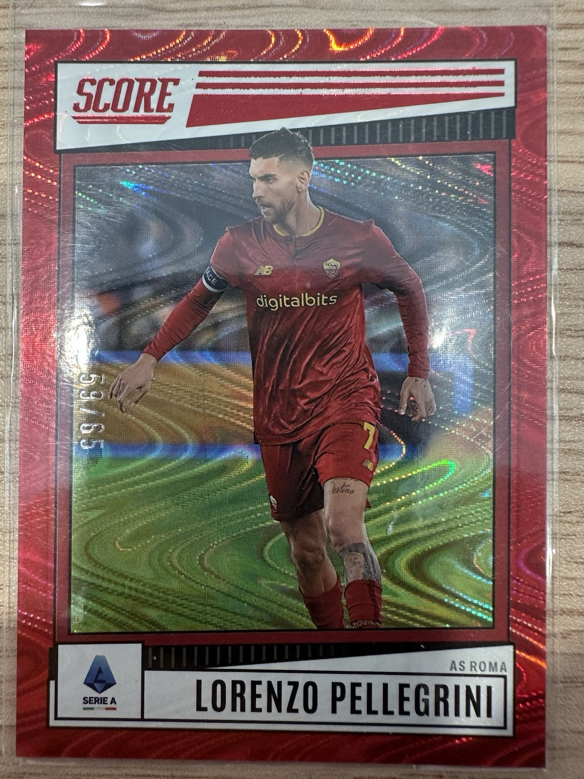 Lorenzo Pellegrini Red Panini Score 2022/23