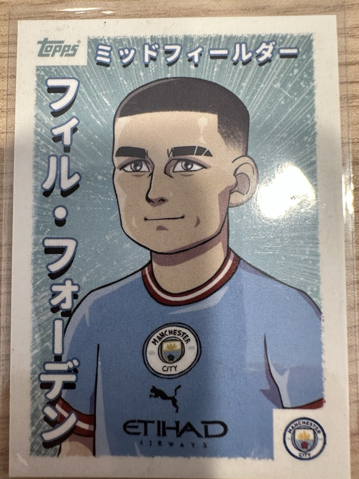 Manchester City Set Topps Anime Japan 2023