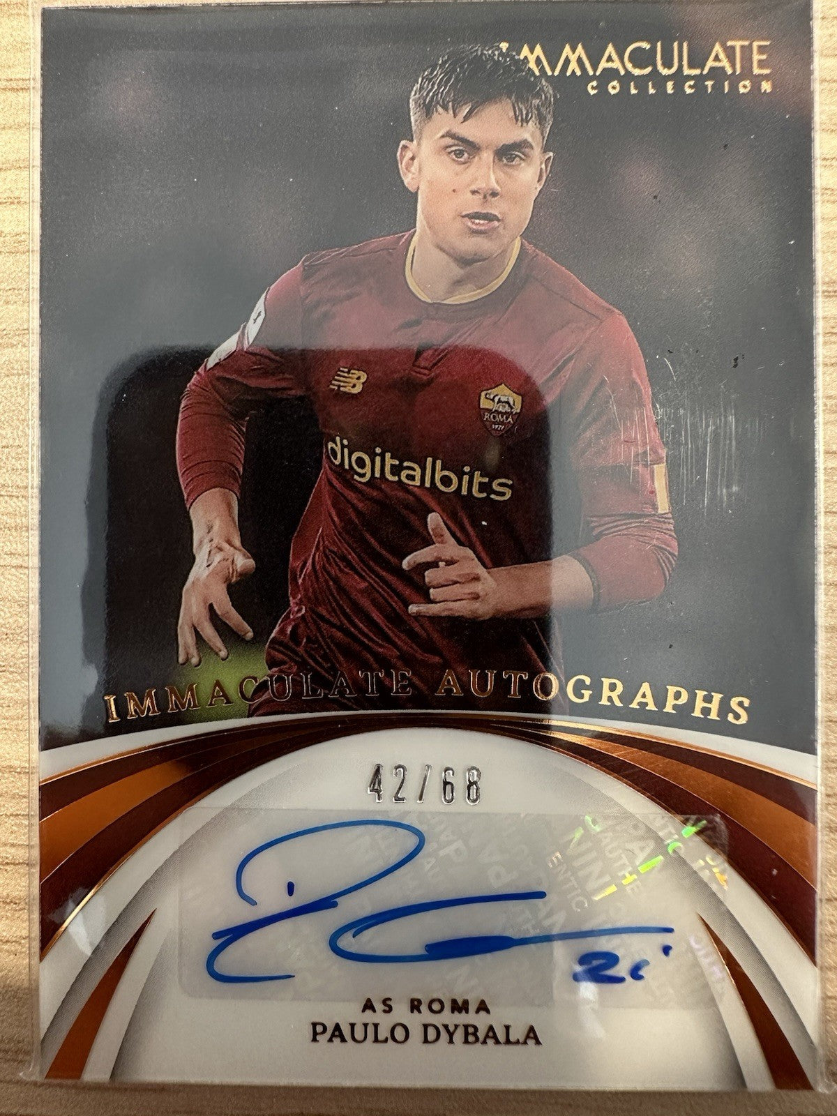 Paulo Dybala Autograph /68 Immaculate Autograph 2022/23