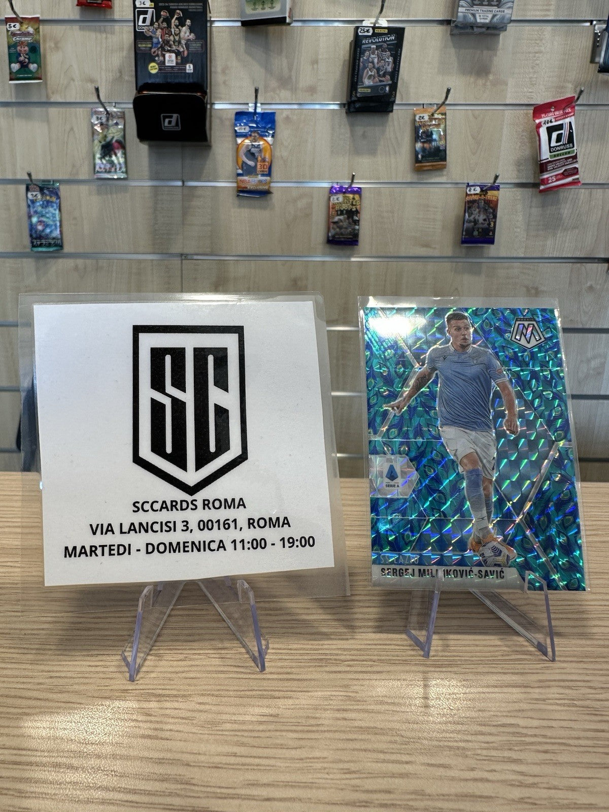 Sergej Milinkovic-Savic Peacock Panini Mosaic Serie A 2020/21