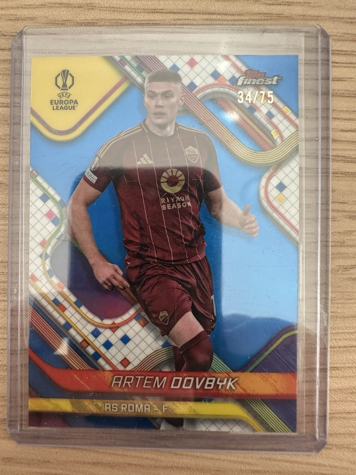 Artem Dovbyk 34/75 Topps Finest 2025