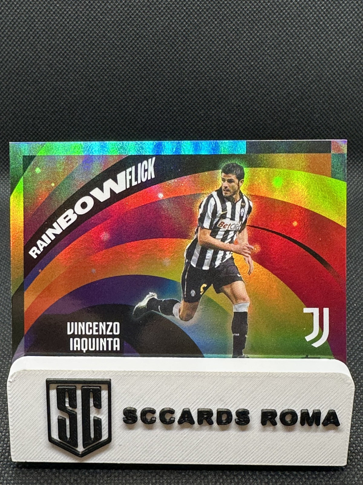 Vincenzo Iaquinta Raimbow Flick Case Hit Topps Team Set Juventus 2025/26