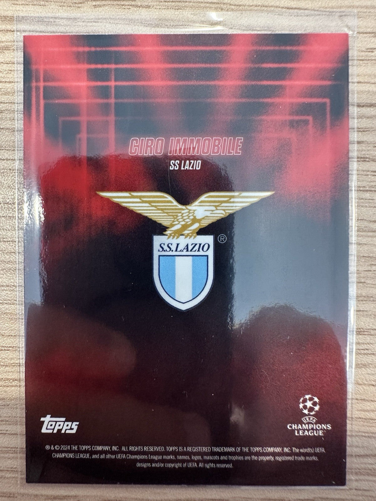 Ciro Immobile 6/10 Red Topps UCL Showtime 2024
