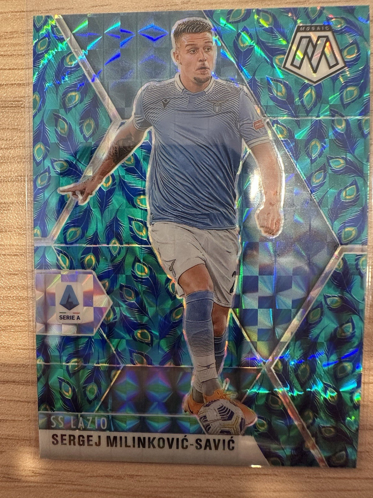 Sergej Milinkovic-Savic Peacock Panini Mosaic Serie A 2020/21