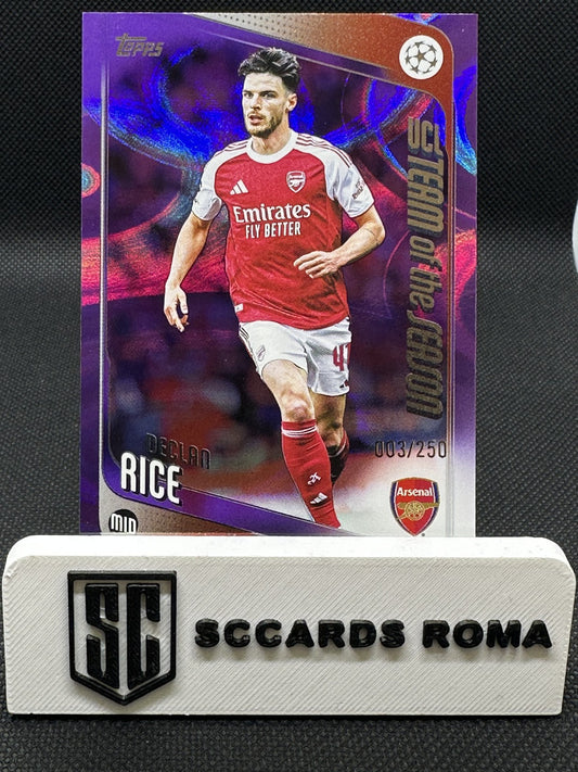 Declan Rice /250 Topps UCC Flagship Edition 2025/26