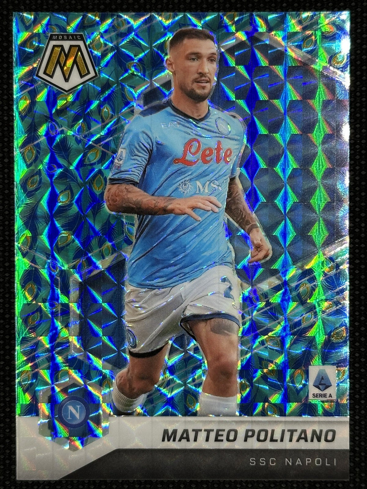Matteo Politano Peacock Napoli Panini Mosaic Serie A 2021/22