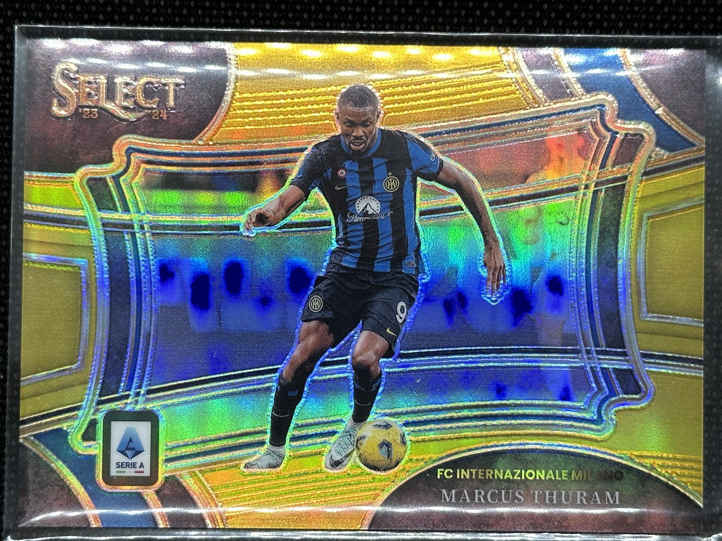 Marcus Thuram /10 Gold Panini Select Serie A 2023-24 Inter