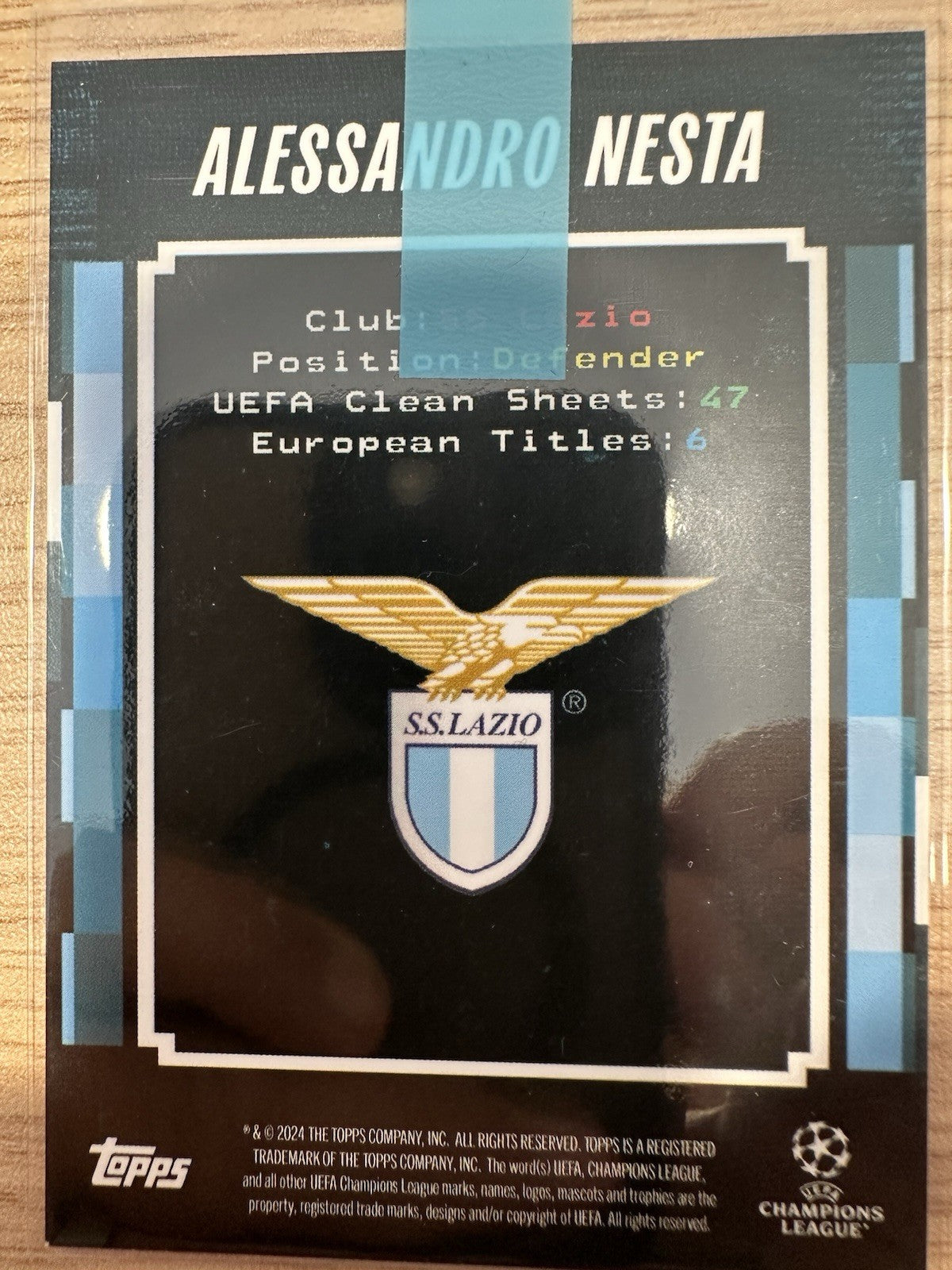 Alessandro Nesta 49/49 Topps UCL 2024