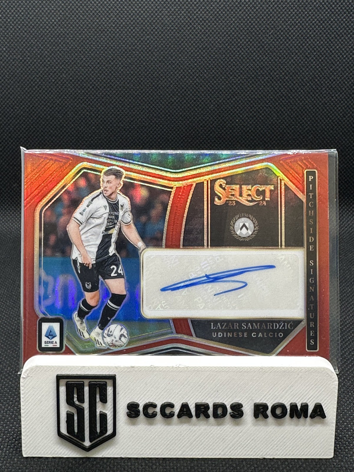 Lamar Samardzic Autograph Pitchside Signatures Panini Select 2023-24