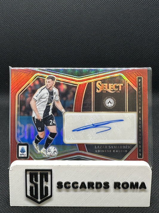 Lamar Samardzic Autograph Pitchside Signatures Panini Select 2023-24