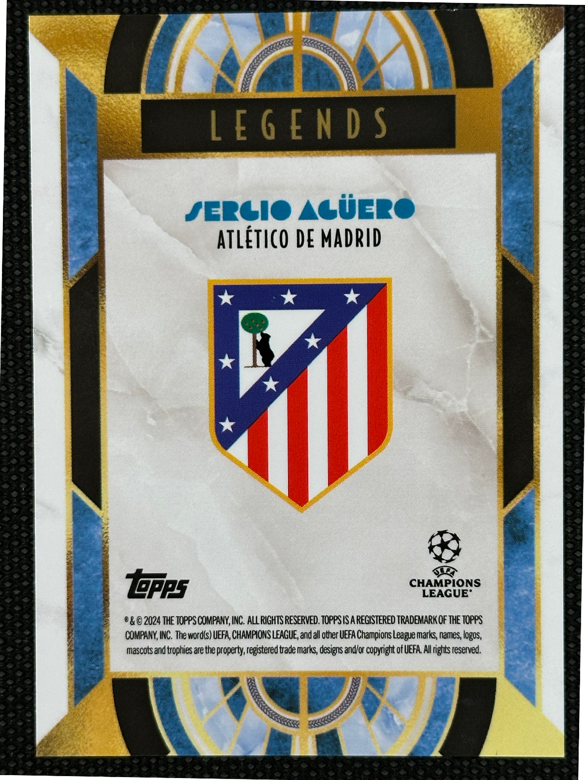Sergio Aguero Autograph /49 Topps Deco 2024 Atletico de Madrid