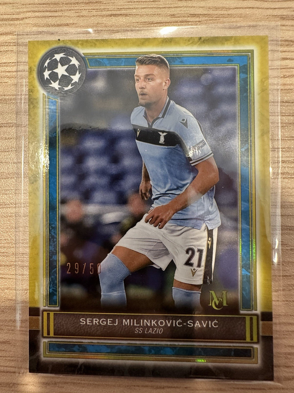 Sergej Milinkovic-Savic 29/50 Topps UCL 2021