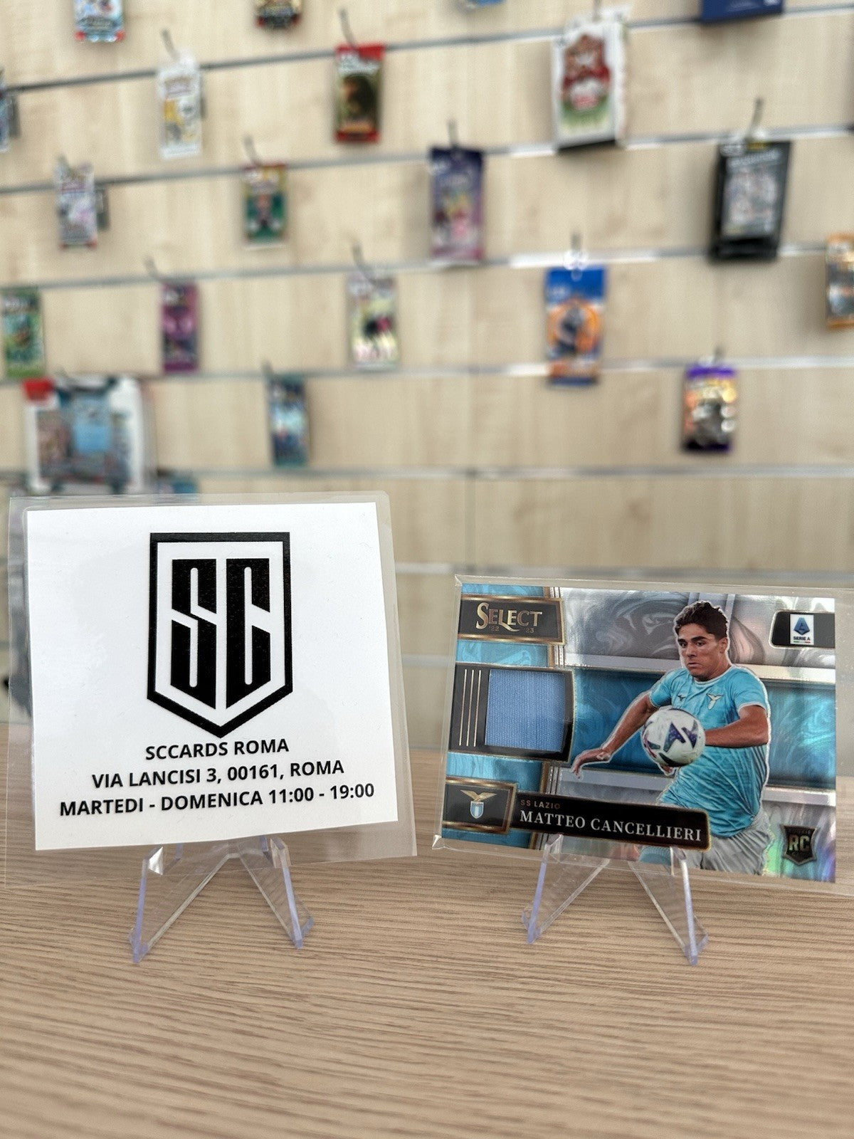 Matteo Cancellieri Rookie Patch Panini Select Serie A 2022/23