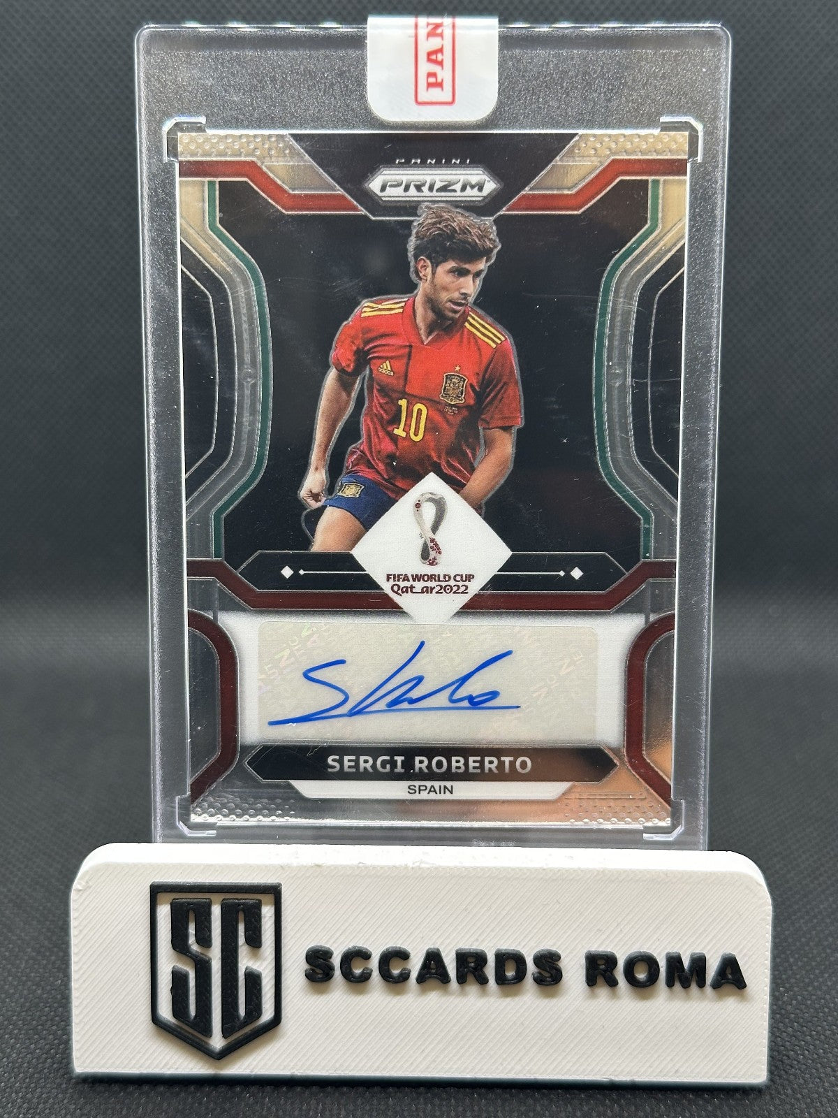 Sergi Roberto Autograph Panini Prizm Fifa World Cup Qatar 2022