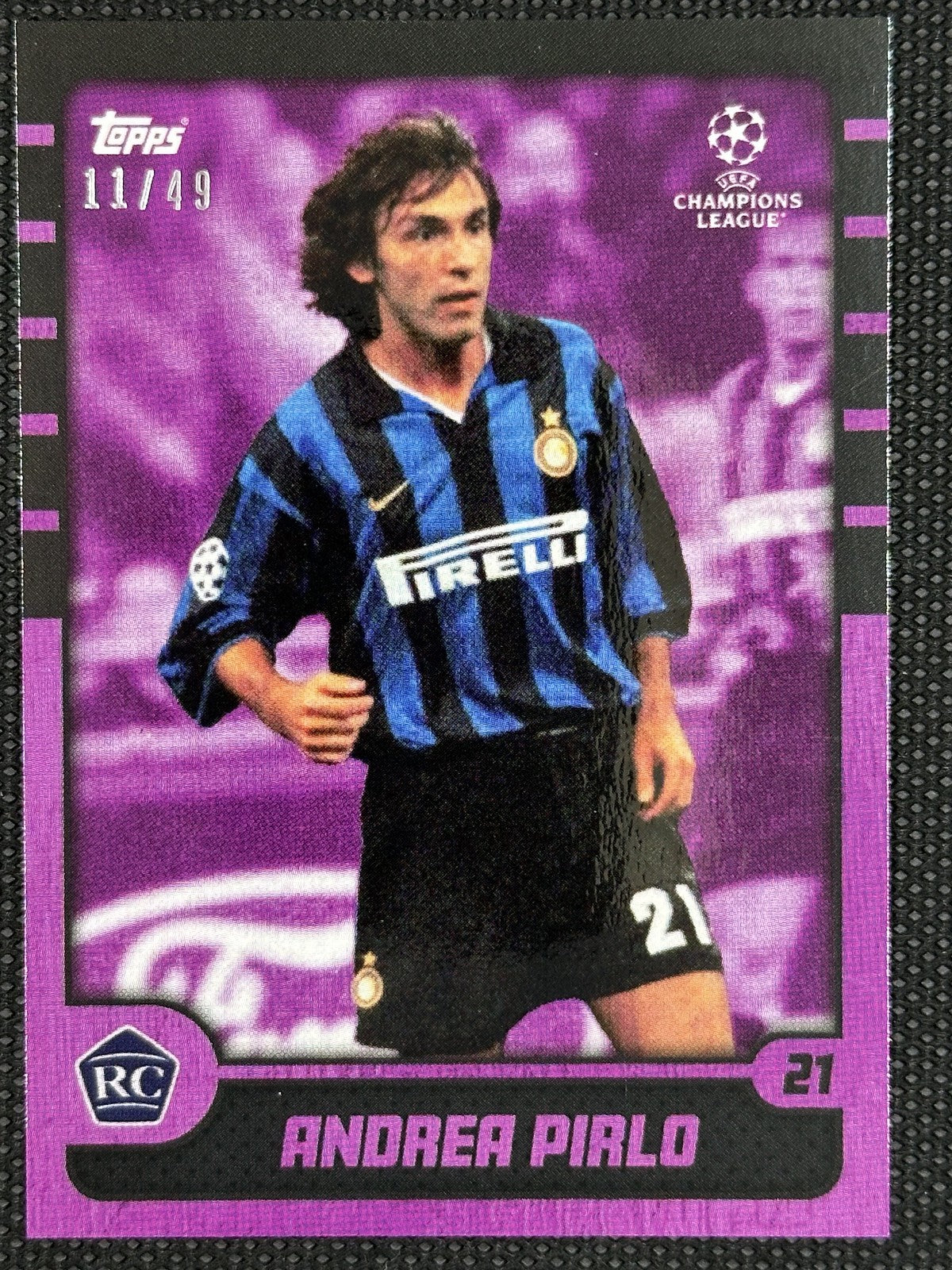 Andrea Pirlo Rookie /49 Topps UEFA Champions League 2022