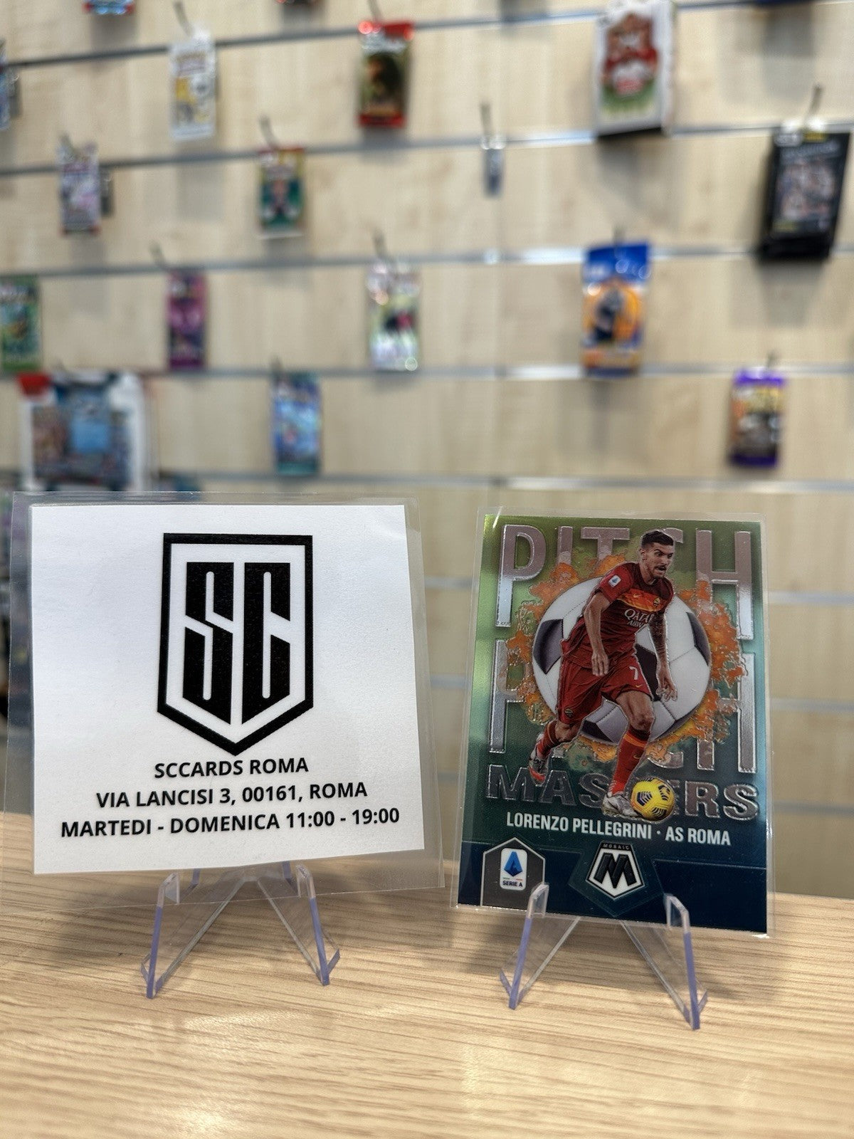 Lorenzo Pellegrini Pitch Master Panini Mosaic Serie A 2020/21