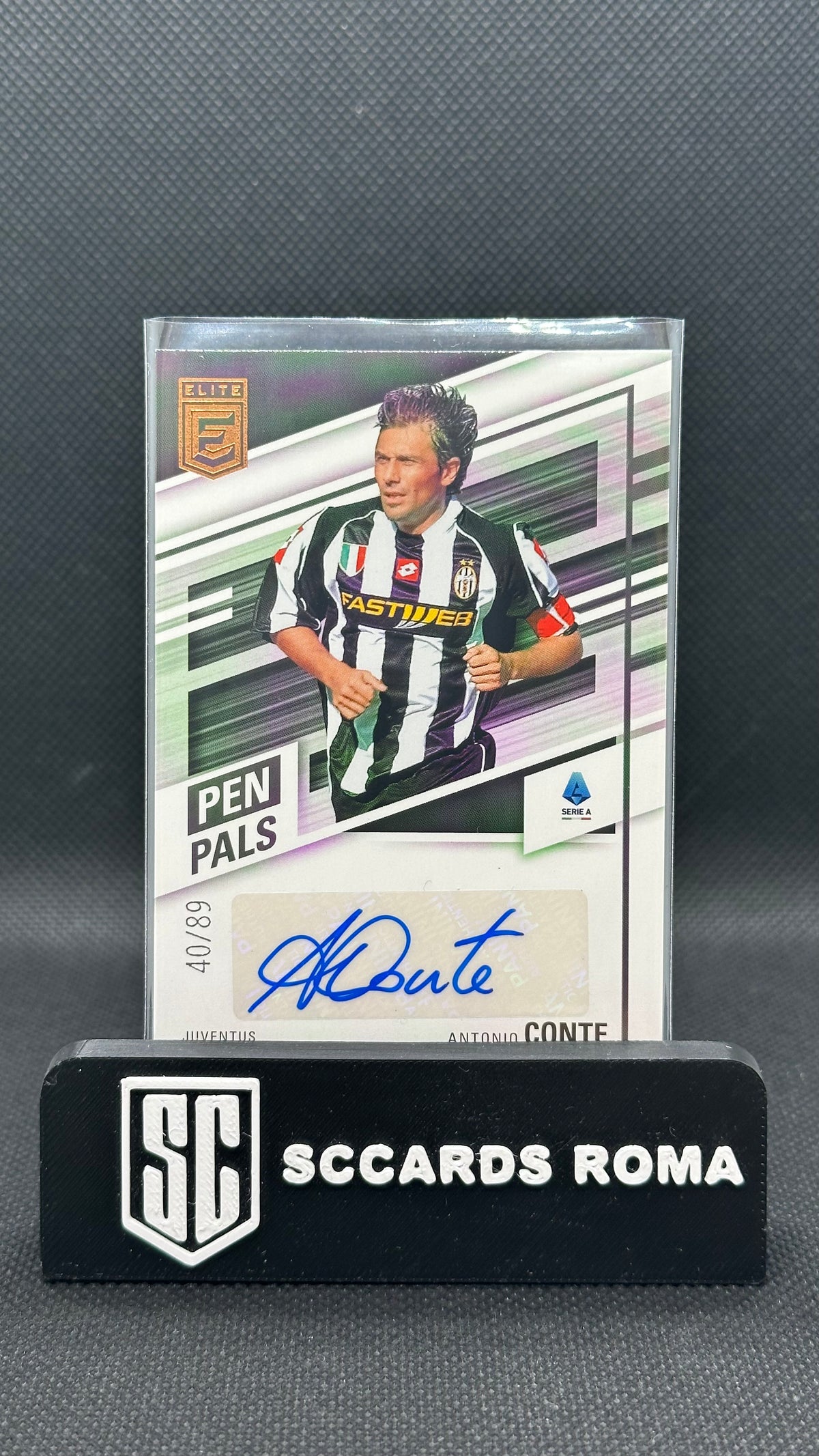 Antonio Conte pen pals auto /89 Juventus