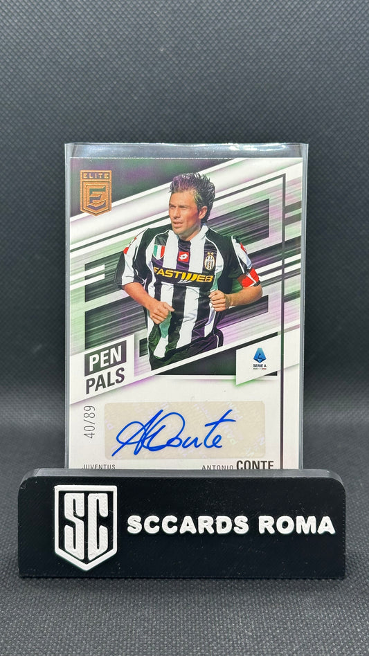 Antonio Conte pen pals auto /89 Juventus