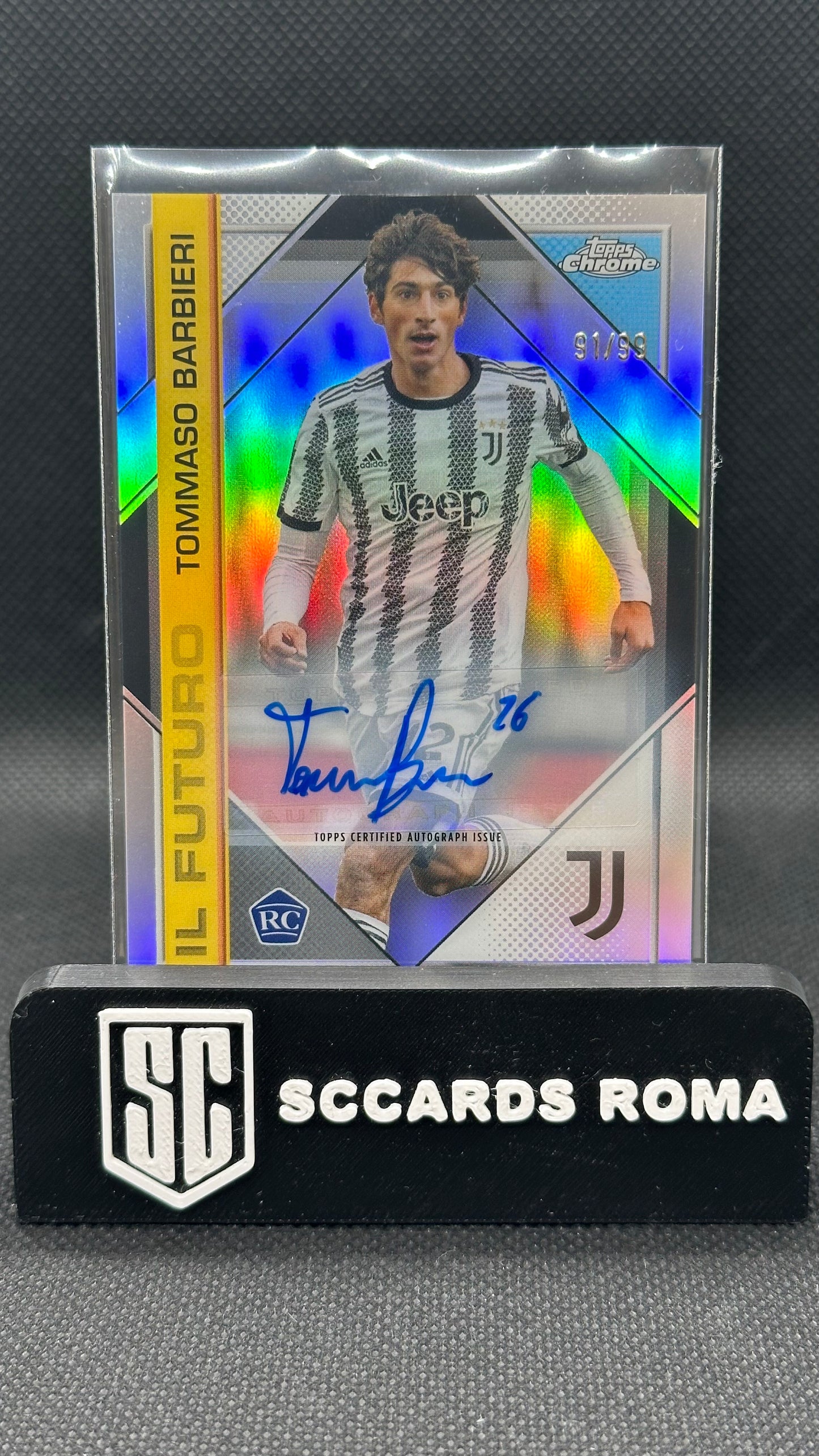 Tommaso Barbieri Topps chrome auto il futuro