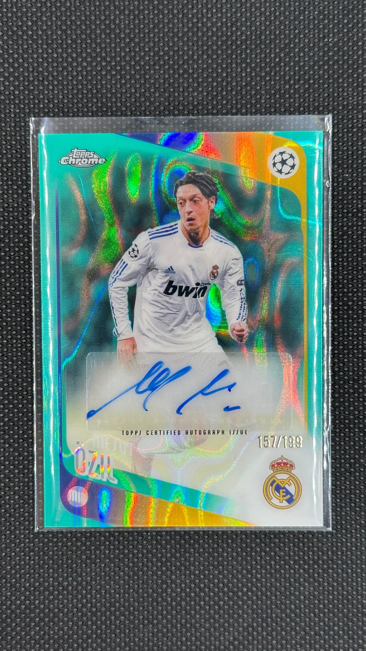 ozil auto /199 topps chrome