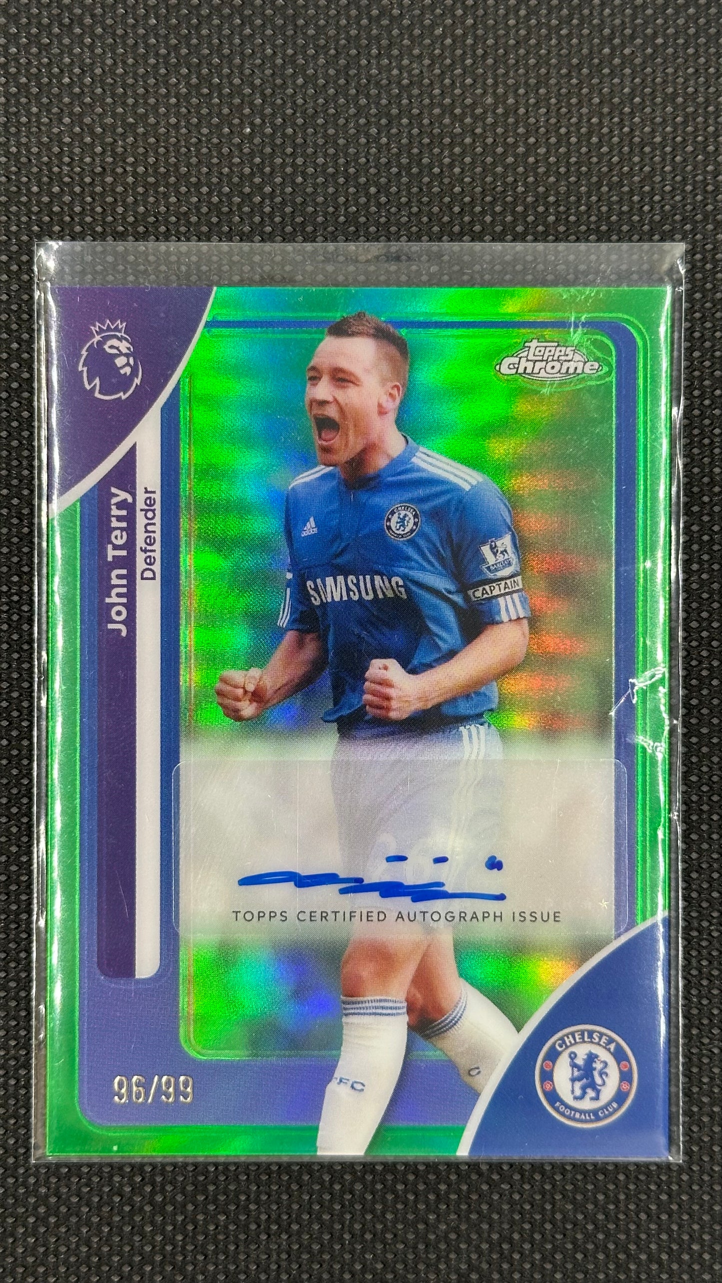 John Terry auto /99  Topps chrome premier league
