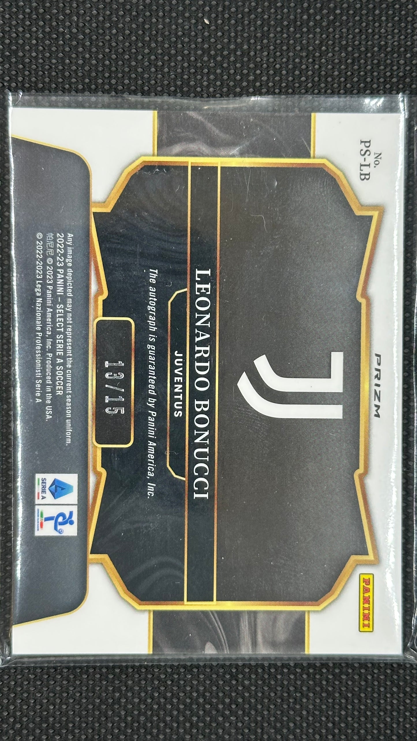 Leonardo Bonucci auto /15 select serie a juventus