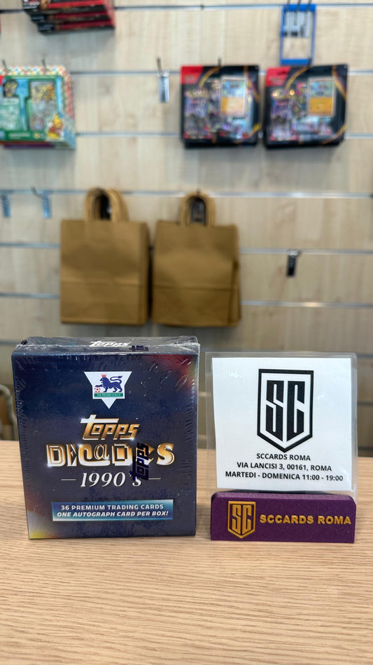 Topps Decades Premier League EPL 90's Edition Hobby Box 2025