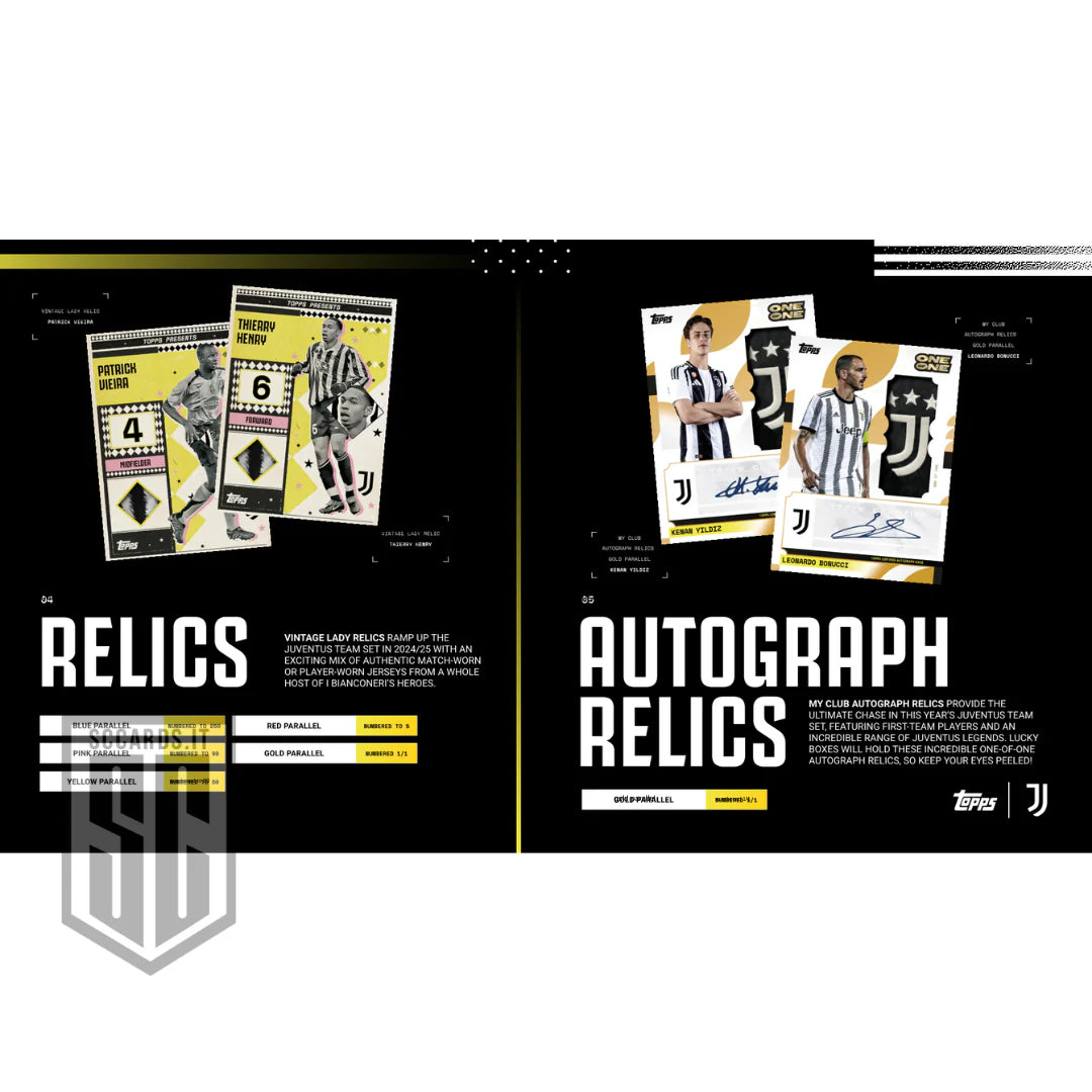 Topps Juventus Premium Team Set Box 2024/25