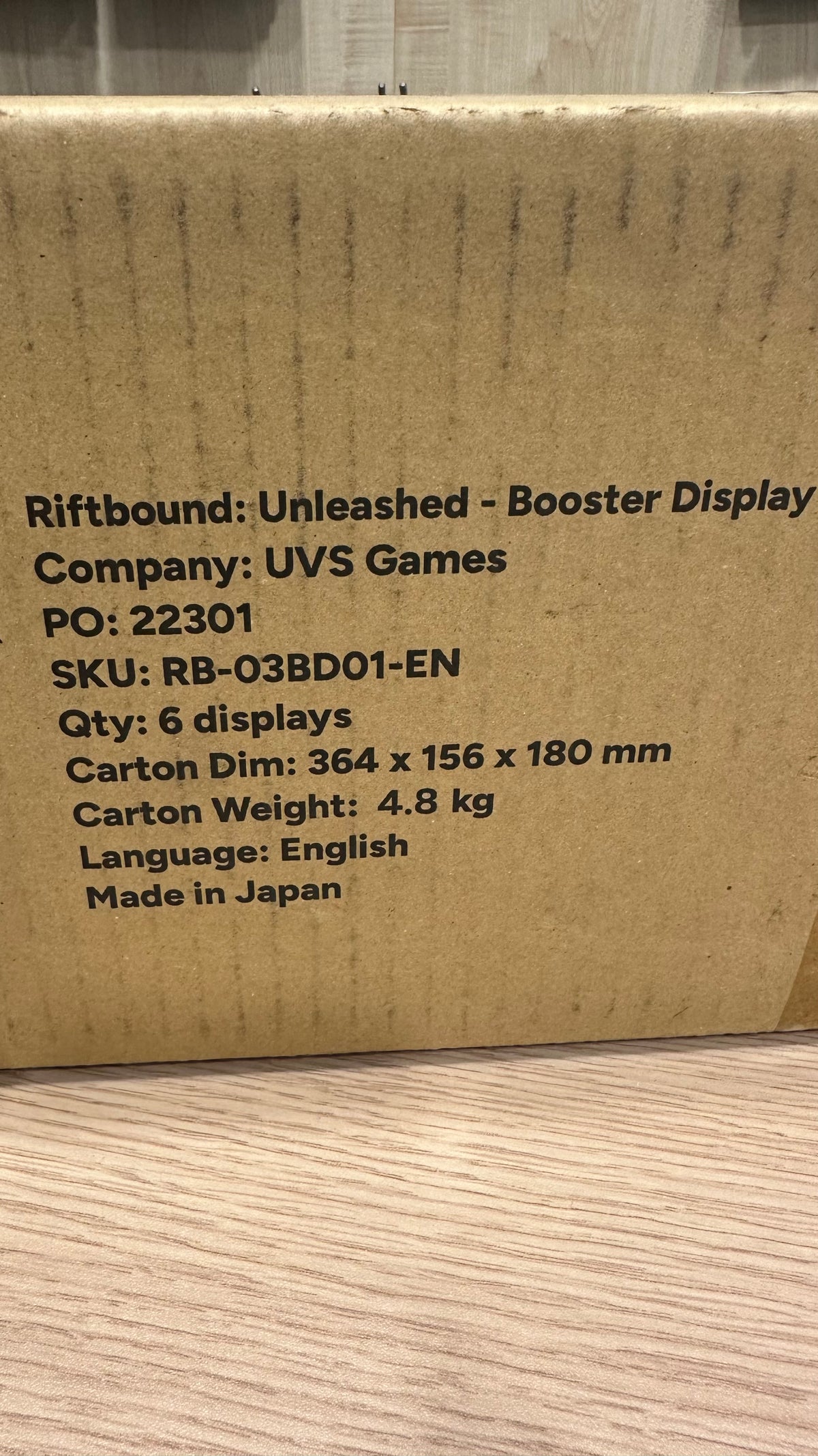 Riftbound League of Legends Unleashed TCG Case Sealed ENG